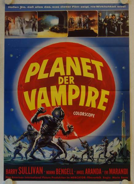 Planet der Vampire originales deutsches Filmplakat